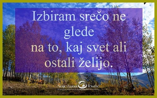 izbiram srečo